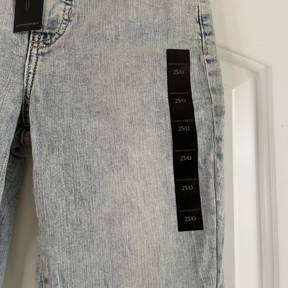 Banana Republic Cropped Bootcut Jean Light Wash - 25 - Picture 7 of 7
